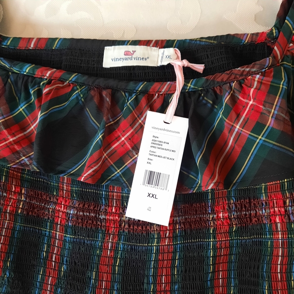 Vineyard Vines Tartan Ruffle Dress - Picture 4 of 9
